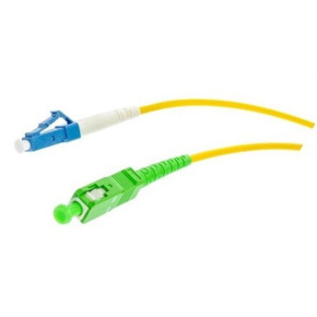 Optic simplex patchcable 9/125, OS2, LC/SC(APC), 15m