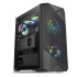 Thermaltake Commander G33 Gaming Case Black ARGB vent. vent. Bez Zdroja