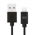 Xqisit kábel USB to Lightning 1m MFI certified - Black