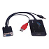 PremiumCord konvertor VGA+audio na HDMI
