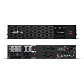 CyberPower PR1000ERT2U, UPS 1000VA/1000W, LCD, 10x IE C13, RJ11/RJ45, USB, RS232, rack 2U