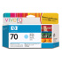 KAZETA HP C9390A No. 70, 130ml, light cyan cartridge with Vivera Ink.