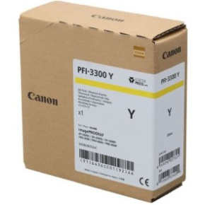 kazeta CANON PFI-3300Y Yellow iPF GP-2600S/4600S/6600S, PRO-2600/4600/6600 (330 ml)
