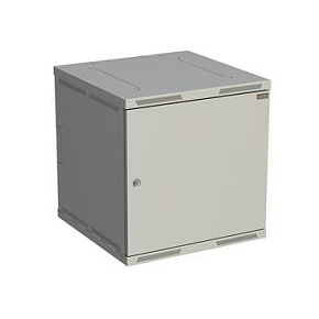 Rozvaděč nástěnný SENSA 12U 600mm, dveře plech, RAL 7035, SENSA-12U-66-21-G