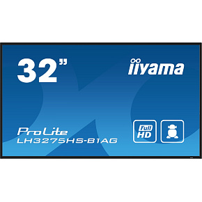 32" iiyama LH3275HS-B1AG: IPS, FHD, Android, 24/7 32" iiyama LH3275HS-B1AG: IPS, FHD, Android, 24/7