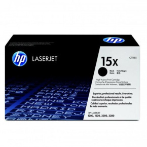 HP 15X, Black toner pre HP LaserJet 1000w, 1005w, 1200, 1220, 3300, 3320, 3380, 2500 strán