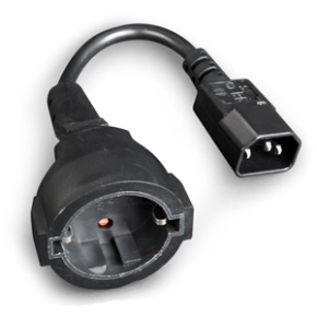 Power adapter cord (C14 male to Schuko female)