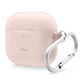 Elago Airpods 4 Silicone Hang Case - Sand Pink