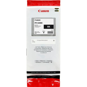 kazeta CANON PFI-320BK black TM-200/205/300/305 (300ml) (2890C001)