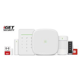 iGET SECURITY M5-4G Premium - Inteligentní zabezpečovací systém 4G LTE/WiFi/Ethernet/GSM, set