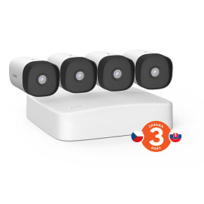Tenda K4P-4TR - PoE kamerový set 4Mpx, 4CH NVR + 4x IP kamera 4Mpx, IP67, zvuk, web. rozhranie, CZ app Tenda K4P-4TR - PoE kamerový set 4Mpx, 4CH NVR + 4x IP kamera 4Mpx, IP67, zvuk, web. rozhranie, CZ app