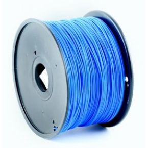 ABS plastic filament for 3D printers, 1.75 mm diameter, blue