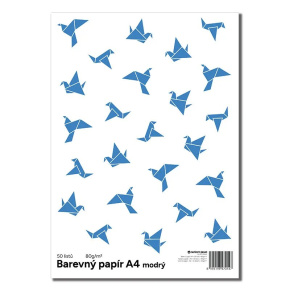 Farebný papier Color A4-80g - modrá