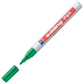 Lakový popisovač edding 751 zelený