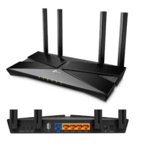 TP-LINK Archer AX20, AX1800 Wi-Fi 6 Router, 4-Port 1000Mbps RJ45, USB, 4x anténa 