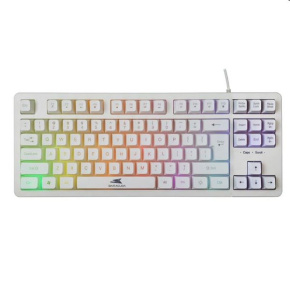 Baracuda Gaming keyboard KRILL, US, white