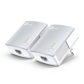 tp-link TL-PA4010 KIT, "AV600 Powerline Starter KitKIT: 2× TL-PA4010SPEED: 600 Mbps PowerlineSPEC: Qualcomm CPU, 1× 1