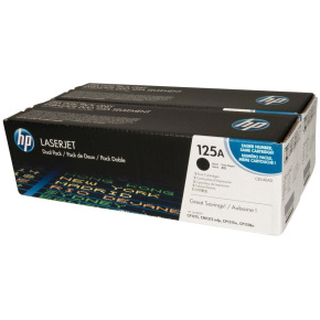 HP 125A, Black toner pre HP LaserJet CM1215, CM1312/nfi, CP1515n, 2x 2200 strán / dual pack