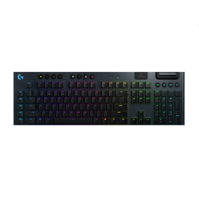 Logitech G915 LIGHTSPEED Wireless RGB Mechanical Gaming Keyboard, GL Clicky, CARBON - US