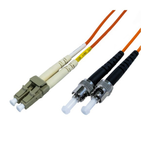 Optický duplex patch kábel 50/125, OM2, LC/ST, 1m