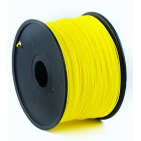 PLA plastic filament for 3D printers, 1.75 mm diameter, yellow