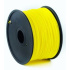 PLA plastic filament for 3D printers, 1.75 mm diameter, yellow