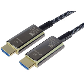 PremiumCord Ultra High Speed HDMI 2.1 optical fiber cable 8K@60Hz, gold-plated 10m