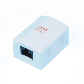 OXnet Outlet surface box Basic UTP 1 port Cat5E, white