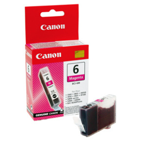 kazeta CANON BCI-6M magenta Pixma iP4000/5000/6000D, MP750/780 (390 str.)