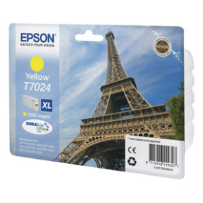 kazeta EPSON WP4000,WP4500 yellow XL 2.000 strán (C13T702440)