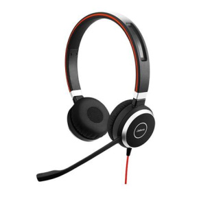 slúchadlá Jabra Evolve 40, stereo, USB-C + 3,5 mm jack, MS