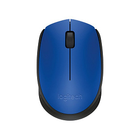 Logitech M171/Kancelárska/Optická/1 000 DPI/Bezdrôtová USB/Čierna-modrá