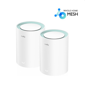 Cudy AC1200 Wi-Fi Mesh Solution 2-Pack, Dual-Band, 867+300Mbps, 802.11ac/a/b/g/n, 2x GigEth, 2x int.antenna, MU-MIMO