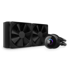 NZXT AIO liquid cooler CPU Kraken 240, LCD display, black