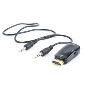 C-TECH HDMI to VGA + Audio adapter, M/F