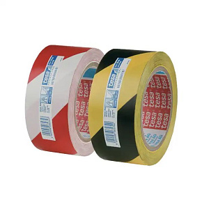 Značkovacia páska tesa 50 mm x 33 m, červeno-biela