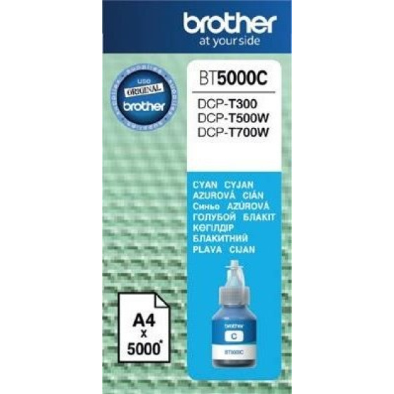 atramentová náplň BROTHER BT-5000C Cyan DCP-T300/T500W/T700W (5000 str.) (BT5000C)