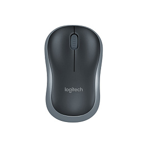 Logitech M185 nano/Kancelárska/Optická/1 000 DPI/Bezdrôtová USB/Šedá