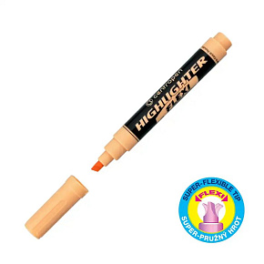 Zvýrazňovač CENTROPEN 8542 FLEXI SOFT oranžový Zvýrazňovač CENTROPEN 8542 FLEXI SOFT oranžový