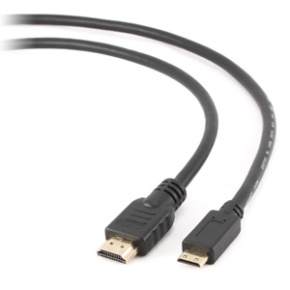High speed mini HDMI cable with Ethernet, 6 ft