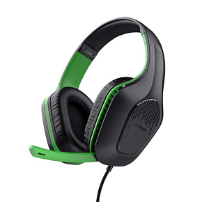 Trust GXT 415X ZIROX/Stereo/Jack/Drôt/Čierna-zelená Trust GXT 415X ZIROX/Stereo/Jack/Drôt/Čierna-zelená