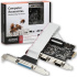 AXAGON PCEA-SP PCI-Express Adapter 2x Serial + 1x Parallel