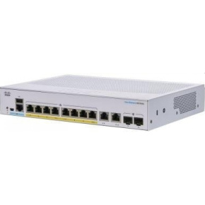 Cisco switch CBS350-8S-E-2G-EU (8xSFP, 2xGbE/SFP combo,fanless) - REFRESH