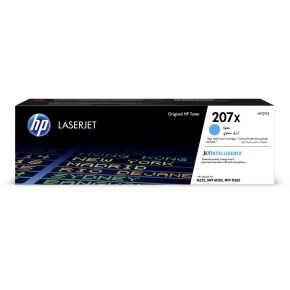 HP 207X, Cyan toner pre, HP LaserJet Pro M255, MFP M282, M283, 2450 pages