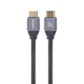 Cable CABLEXPERT HDMI 2.0, 1m, braided, black, blister