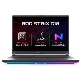 ASUS ROG Strix G18/U9-275HX/32GB/1TB SSD/18" 2.5K/RTX 5070 Ti/bez OS/Eclipse Gray