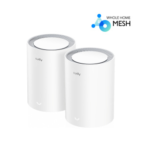 Cudy AX1800 Wi-Fi 6 Mesh Solution 2-Pack, Dual-Band, 1201+574Mbps, AX/AC/A/B/G/N, 2x GigEth, 4x int.antenna, Beamform