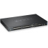 Zyxel XGS4600-32F L3 Managed Switch, 24 port Gig SFP, 4 dual pers.  and 4x 10G SFP+, stackable, dual PSU