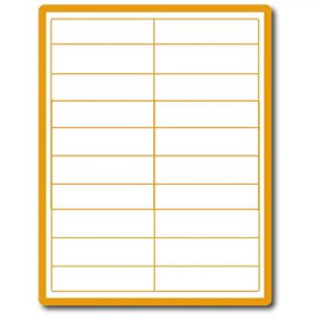 etikety samolepiace 100x28 univerzálne biele, 20 etikiet na hárku A4 (100 listov A4/bal.)