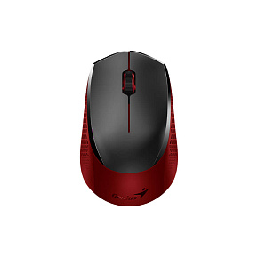 Genius NX-8000S/Kancelárska/Optická/1 200 DPI/Bezdrôtová USB/Čierna-červená